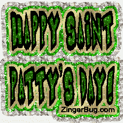 Click to get the codes for this image. Happy Saint Patty's Day Glitter Text, Saint Patricks Day Free Image, Glitter Graphic, Greeting or Meme for Facebook, Twitter or any forum or blog.