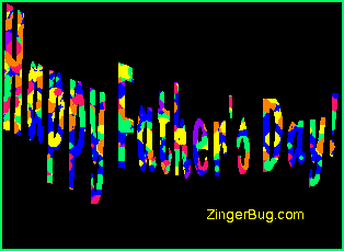 Click to get the codes for this image. Happy Father's Day Wagging Text, Fathers Day Free Image, Glitter Graphic, Greeting or Meme for Facebook, Twitter or any forum or blog.