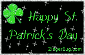 Click to get the codes for this image. St. Patrick's Day Silver Stars, Saint Patricks Day Free Image, Glitter Graphic, Greeting or Meme for Facebook, Twitter or any forum or blog.