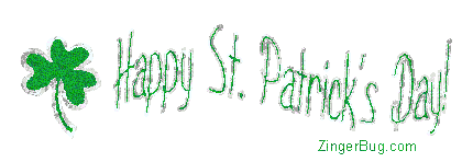 Click to get the codes for this image. St. Patrick's Day Glitter Wiggle Text, Saint Patricks Day Free Image, Glitter Graphic, Greeting or Meme for Facebook, Twitter or any forum or blog.
