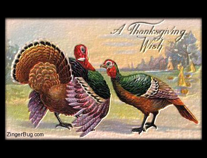 Click to get the codes for this image. Vintage Thanksgiving Turkeys, Thanksgiving Free Image, Glitter Graphic, Greeting or Meme for Facebook, Twitter or any forum or blog.