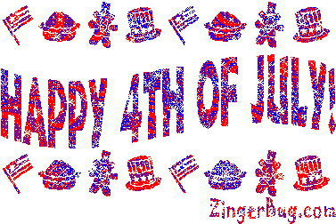 Click to get the codes for this image. Happy 4th of July Wiggle Text, 4th of July Free Image, Glitter Graphic, Greeting or Meme for Facebook, Twitter or any forum or blog.