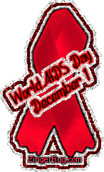 Click to get the codes for this image. World Aids Day Glittered Red Ribbon, World AIDS Day Free Image, Glitter Graphic, Greeting or Meme for Facebook, Twitter or any forum or blog.