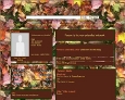Click for more Autumn MySpace layouts. This layout features fall leaves.