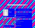 Click for MySpace layouts featuring diagonal stripes and patterns. This layout features pink and blue diagonal stripes.