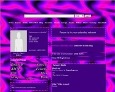 Click to get MySpace layouts featuring random and abstract patterns. This layout features pink and purple swirls.