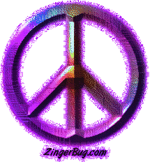 Click to get Peace signs of all colors and varieties glitter graphics.