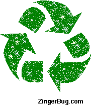 Click to Show your earth love with these recycling symbols glitter graphics.